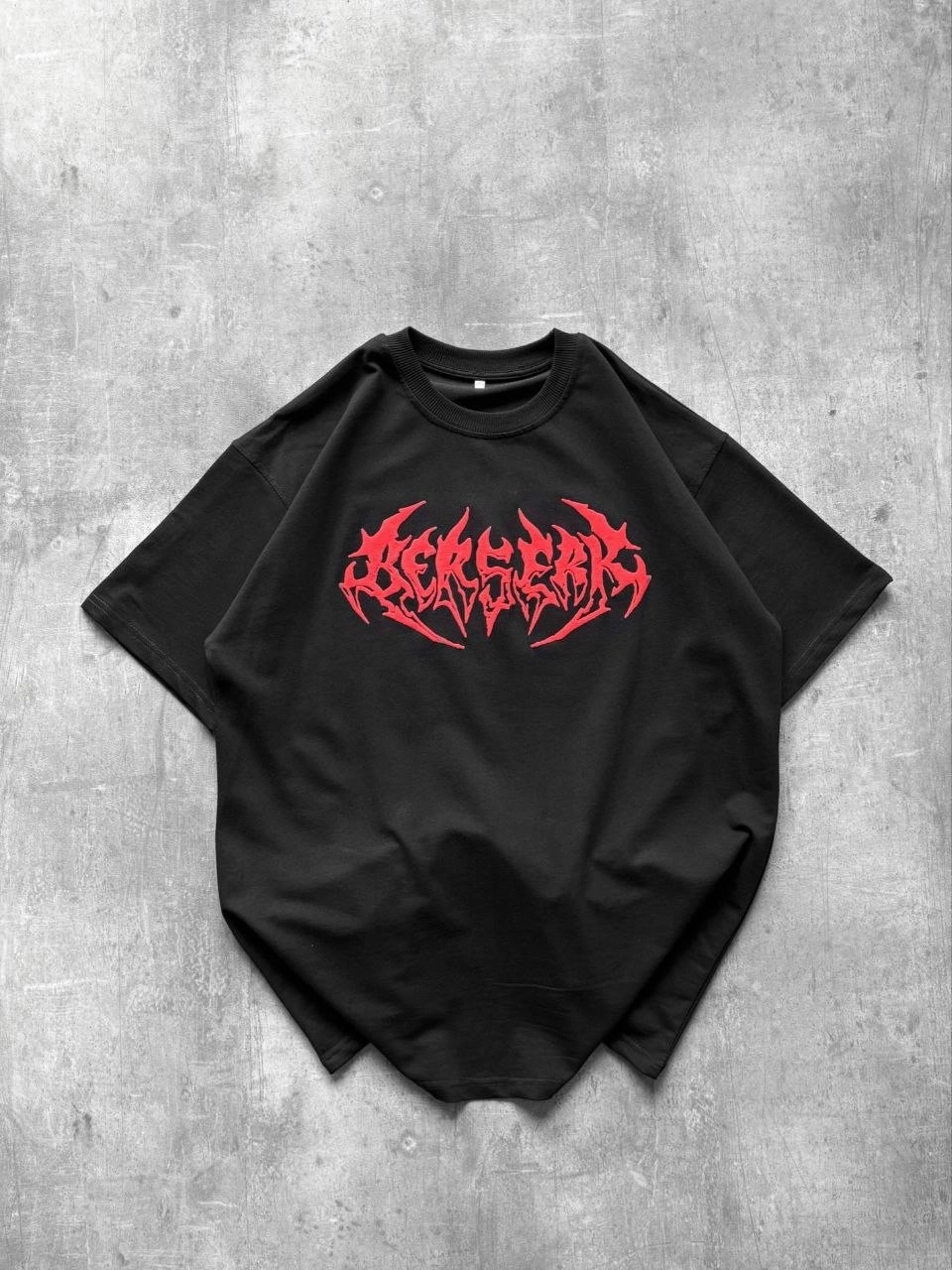 Kadın Kısa Kol Yazlık Tişört Bisiklet Yaka Baskılı Oversize T-Shirt -  Siyah