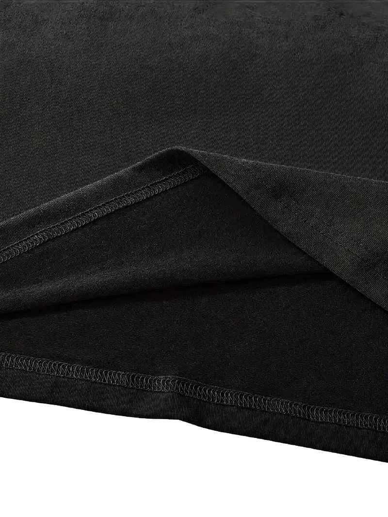 Kadın Tişört fiyonk baskılı Bisiklet yaka yazlık Kısa Kol oversize t-shirt - Siyah