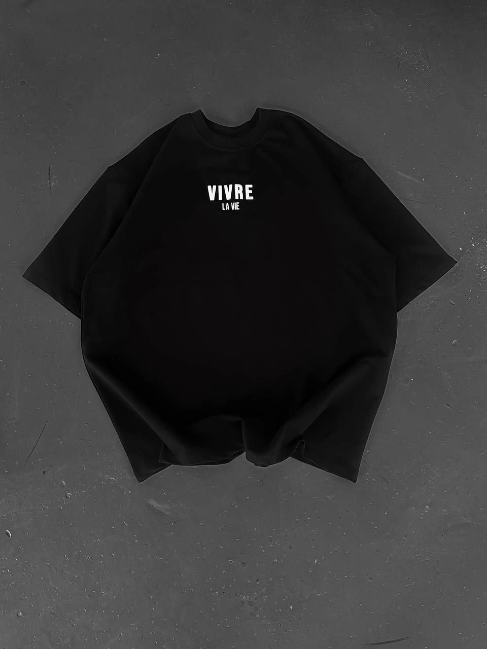 Erkek Ön ve Arka Baskılı T-Shirt Kısa Kol Bisiklet Yaka Regular Fit Tişört -  Siyah