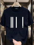 Kadın Kısa Kol Yazlık Tişört Bisiklet Yaka Baskılı Oversize T-Shirt - Siyah