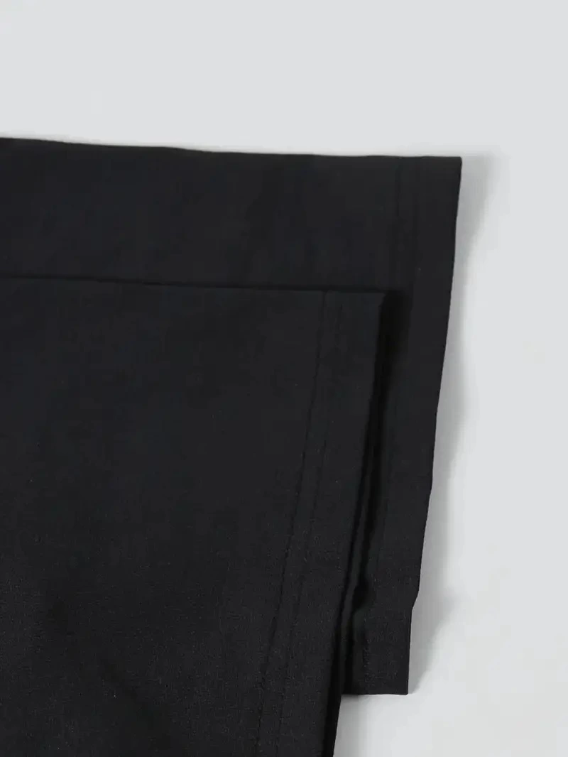Kadın T-Shirt Ördek Baskılı Bisiklet Yakalı Kısa kol Tişört - Siyah