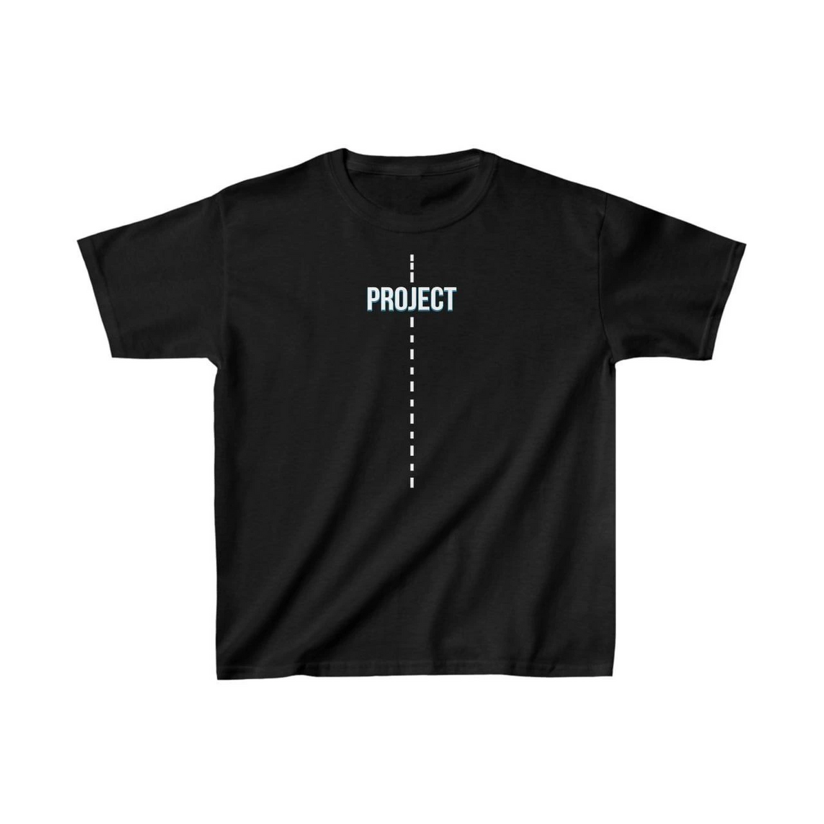 Çocuk Unisex Baskılı T-Shirt - Siyah