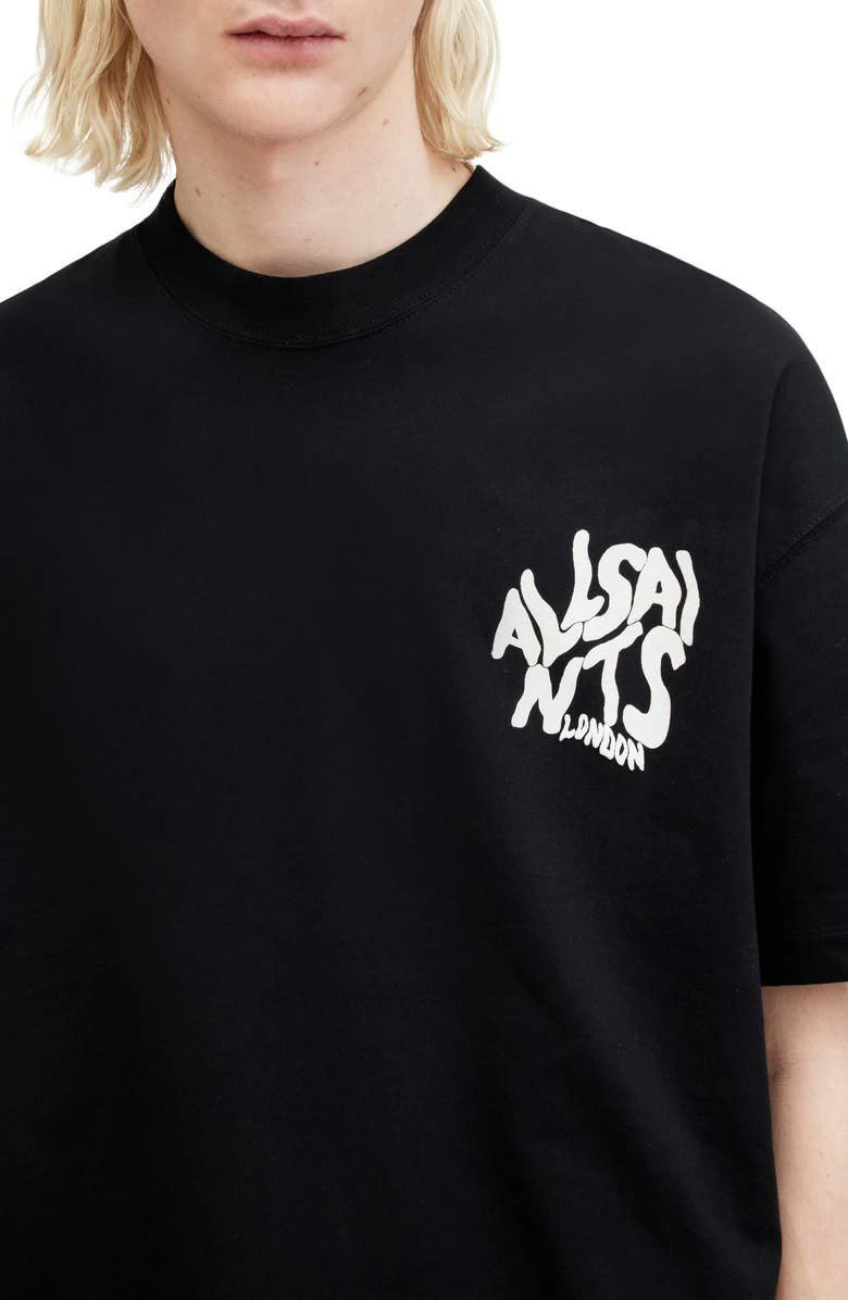 Erkek Tişört Baskılı Kısa kol T-shirt - Siyah