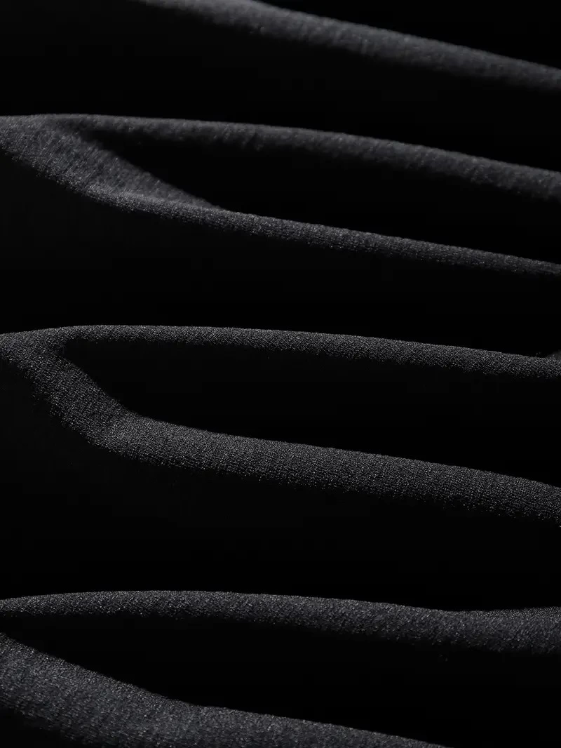 Erkek Tişört Dağ Grafikli Kısa kollu Yazlık T-shirt - Siyah