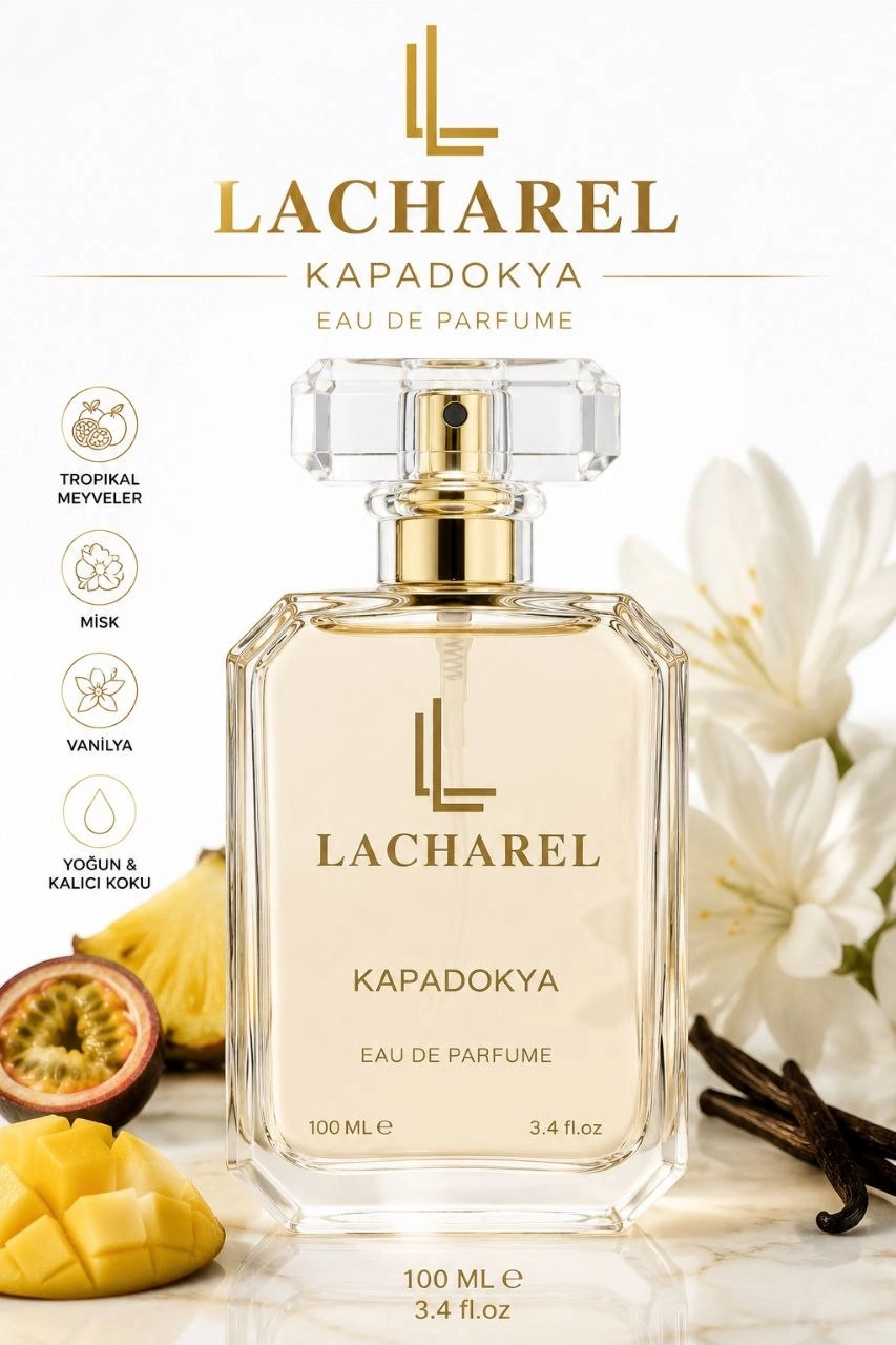 LACHAREL Kapadokya Kadın Eau De Parfum 100 ML Tropikal Meyveli Misk Vanilyalı Parfüm
