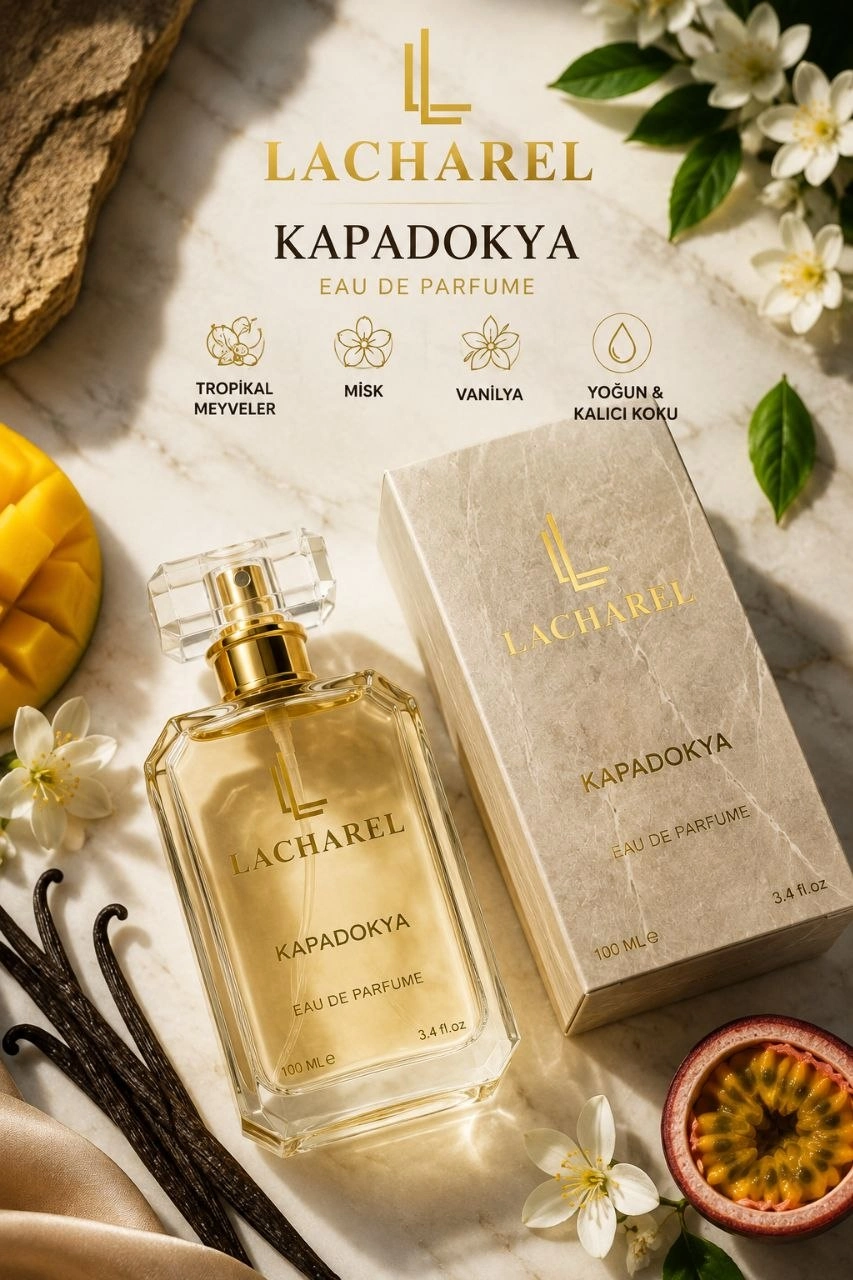 LACHAREL Kapadokya Kadın Eau De Parfum 100 ML Tropikal Meyveli Misk Vanilyalı Parfüm