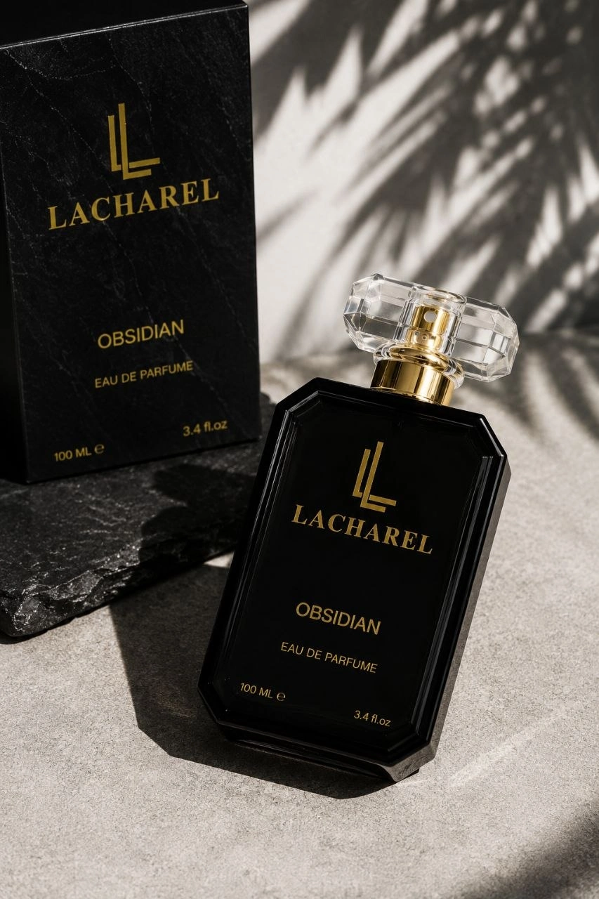 LACHAREL Obsidian Kadın Eau De Parfum 100 ML Siyah Orkide Amber Baharatlı Odunsu Parfüm