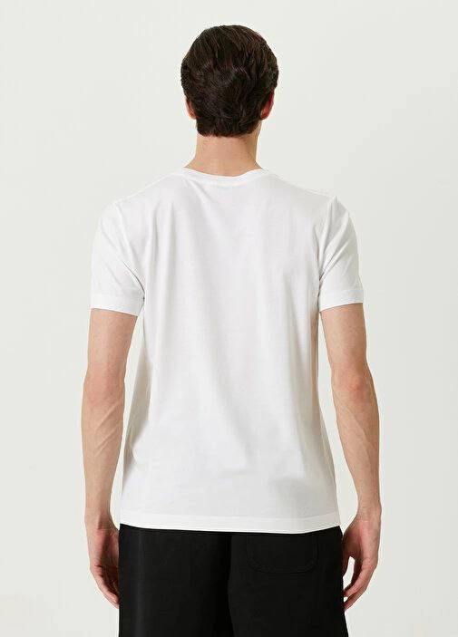 ERKEK  Tişört Basic Bisiklet Yaka Regular Kısa kol T-Shirt - Beyaz