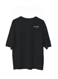 Erkek Kısa Kol Tişört Bisiklet Yaka ATATÜRK Baskılı T-Shirt - Siyah