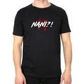 Erkek Kısa Kol Yazlık Tişört Bisiklet Yaka Baskılı Oversize T-Shirt - Siyah