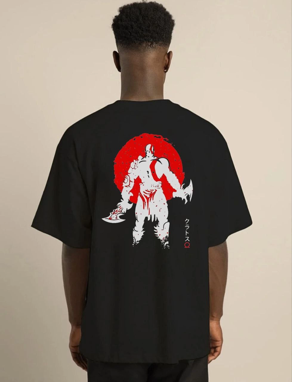 Erkek Baskılı T-Shirt Kısa Kol Bisiklet Yaka Regular Fit Rahat Kalıp Günlük Tişört - Siyah