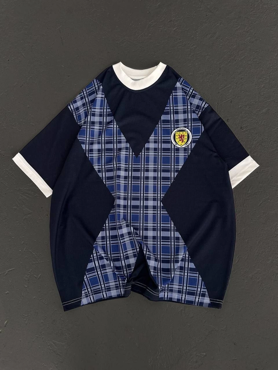 ERKEK Bisiklet Yaka Baskılı Kısa kol Oversize T-Shirt - Siyah