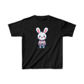 Unisex Çocuk Baskılı T-Shirt - Siyah