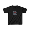 Unisex Çocuk Baskılı T-Shirt - Siyah
