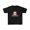 Unisex Çocuk Baskılı T-Shirt - Siyah