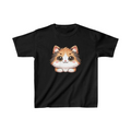 Unisex Çocuk Baskılı T-Shirt - Siyah