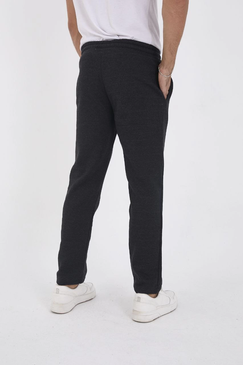Erkek Üç İplik Basic Eşofman Pantolon - Antrasit
