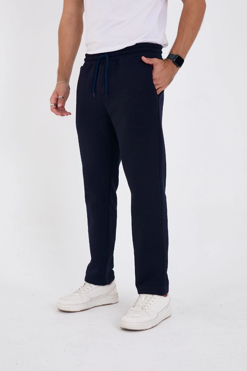 Erkek Üç İplik Basic Eşofman Pantolon - Lacivert